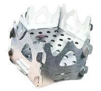 Four à bois hexagonal en acier inoxydable - Pour la randonnée, le barbecue, la pêche, le camping et les activités de plein air