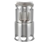 Four à bois portable en acier inoxydable, léger, idéal pour le camping, les pique-niques et la cuisine en plein air