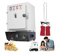 Four À Céramique 1500 W, Four À Moufle Avec Et Régulation De Température PID,Four Électrique Pour Poterie,Four De Fusion À 1150℃, Pour La Céramique Et Le Traitement Des Bijoux(110V)