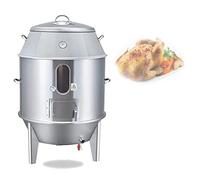 Four à charbon de bois, rôtissoire à double usage en acier inoxydable amélioré pour côtes, agneau, poulet pour restaurant et production alimentaire industrielle