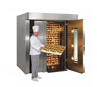 Four à convection à gaz professionnel en acier inoxydable avec plaques résistantes pour cuire des gâteaux et des gâteaux dans les cuisines commerciales