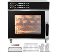 Four à convection commercial Toaster boulanger - 58L four en acier inoxydable - Equipement de cuisson professionnel