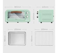 Four à Convection De Comptoir De Restauration De Style Rétro 12l - Four Grille-Pain Multifonction pour Restaurant à Domicile avec Capacité De Grille-Pain à Collation