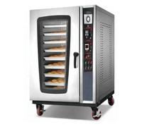 Four à convection électrique avec étagère rotative de grande capacité pour cuisiner uniformément et mieux dorée, parfait pour une utilisation de gâteaux et de boulangerie