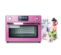 Four À Convection, Four À Sublimation Numérique Led avec Porte en Verre Isolant, Grande Capacité de 30 L, Transfert de Chaleur À 360° pour Bouteilles D'eau, Tasses Et Mugs