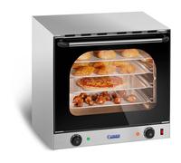 Royal Catering Four À Convection Professionnel Combiné Vapeur Chaleur Tournante Électrique RCCO-2.0 (2 400 W, Minuterie, 4 Plaques)