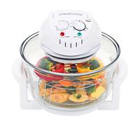 Four à convection halogène - VIDAXL - 1400 W - 17 L - Bague d'extension - Bol en verre