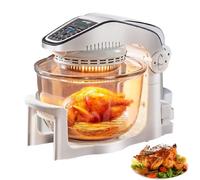 Four à Convection Infrarouge Halogène, Four à Friteuse à Air De Grande Capacité De 10 L Avec Bol En Verre Amovible, Pour Rôtir, Frire, Griller, Croustillant Avec Contrôles De Temps Et De Température