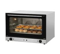 Four à Convection Pâtissier 4 Niveaux 600x400 - Injection d’Eau - 300°C - Inox - Professionnel