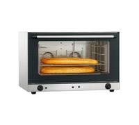 Four à Convection Pâtissier 4 Niveaux 600x400 - Injection d’Eau - 300°C - Inox - Professionnel