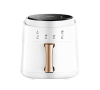 Four à friteuse à air avec circulation d'air rapide sans huile, taille familiale, minuterie de 60 minutes, température réglable, panier antiadhésif, recette incluse contrôle intelligent