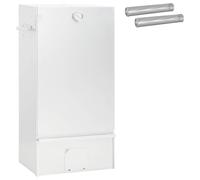 vidaXL Four à fumer 3 pcs 44,5 x 29 x 83 cm Acier galvanisé Argenté
