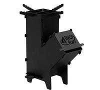 Four à fusée pour four néerlandais Rocket Stove Barbecue Camping Hobo Four à bois pliable portable compact