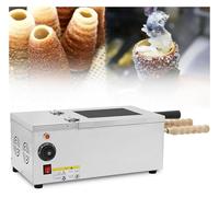 Four à gâteau de cheminée/Machine électrique à cône de crème glacée Machine en acier inoxydable/Machine à gâteau de cheminée Machine à four avec 2 barres en acier inoxydable
