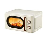 Four à micro-ondes 800W, 6 Niveaux de Puissance, Minuterie de 30 Minutes, Commandes à Molette, Plateau Tournant Amovible, Fonction Décongélation, 20L, 457 x 387 x 274 mm