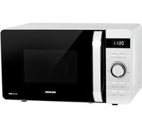 Four à Micro-Ondes avec 8 Programmes Faciles + Gril, Volume 17 L, 800 W, Noir/Blanc