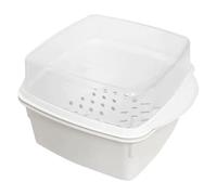 Four à micro-ondes - Bol vapeur professionnel de qualité supérieure - Cuiseur vapeur de poisson - Batterie de cuisine pour micro-ondes - Bols - Récipients alimentaires pour la cuisine à la maison