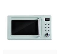 Four à micro-ondes de comptoir Nostalgia Classic Retro 700 W avec affichage LED, 6 réglages de cuisson, micro-ondes de comptoir, compact, commande rotative, vert little surprise
