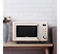 Four à micro-ondes de comptoir rétro, 700 W 18 L, petit four à micro-ondes pour dortoir, doublure Nanolayer four à micro-ondes magnétique (couleur : blanc) Utile