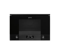 Four à micro-ondes Encastrable Smeg 60 cm Linéa MP122B3 Noir