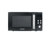 Severin MW 7752 micro-onde Noir, Acier inoxydable Micro-onde combiné Comptoir 25 L 900 W