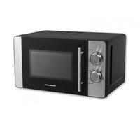 Four à micro-ondes Heinner HMW-20MBKSS, 20 l, 700 W, mécanique, minuterie, noir/inox