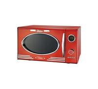 Melissa 16330129 - Four à micro-ondes électronique avec gril, 23L, 800 W, rouge métallique