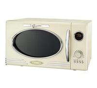 Melissa 16330128 - Four à micro-ondes électronique avec gril, 23L, 800 W, crème