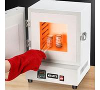 Four à moufle de laboratoire avec chauffage à quatre côtés pour la fabrication de bijoux et la préparation d'échantillons