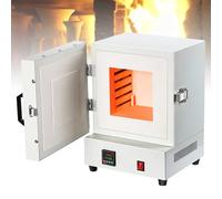 Four à moufle électrique 2000 W, four haute température avec plage de 0 à 1150 ℃ et précision de 1 °C pour la fonte des métaux et de la céramique