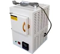 Four à moufle électrique de laboratoire 1500 W,four haute température intégré 100-1000 °C avec contrôle par programme,four à moufle numérique en céramique for un chauffage efficace en laboratoire.(A)