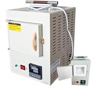 Four à moufle électrique de laboratoire, four de laboratoire fermé, four électrique à commande programmable intégrée, four haute température 1,5 kW, plage de température : 100-1 000 °C, différence d