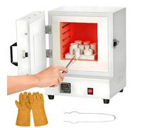 Four à moufle électrique de laboratoire, four de numérique 2000 W, four de cuisson avec contrôle de température haute température jusqu'à 1150 °C, chauffe uniforme sur quatre côtés.