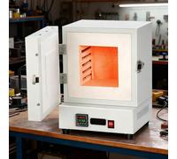 Four À Moufle ÉLectrique Fermé De Laboratoire, Four De Frittage ÉLectrique 2000 W Pour La Fabrication De Bijoux, La Fonte De Métaux, L'émaillage De Poterie Et Les Projets De Bricolage