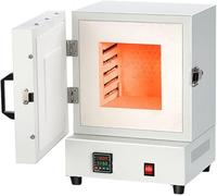 Four à moufle fermé, four électrique de 2000 W avec contrôle de la température for la fusion des métaux, le frittage de la céramique, le traitement thermique et le chauffage industriel