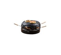 Bestron Four à pizza allant jusqu'à 4 personnes, Dôme à pizza pour petites pizzas (Ø 10 cm) avec dôme en céramique, environ 10 minutes de cuisson, 800 Watts, Couleur: noir