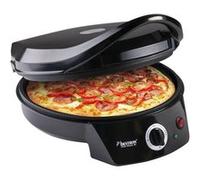 Bestron Four à pizza électrique, Four à pizza jusqu'à 230°C, chauffage haut/bas pour pizza faite maison ou surgelée, tarte flambée, quiche ou wraps jusqu'à Ø 27cm, 1 800 Watts, Couleur: noir