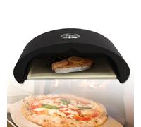 Four À Pizza À Combustible De 30 Cm, Four D'extérieur Portable, Avec Thermomètre Visuel Et Pierre À Pizza, Température Maximale De 520 °C, Pour Cuisson En Extérieur (cuisson Au Feu Et Sur Pierre).