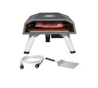 Four a pizza à gaz 4400W Ø 30cm + tuyay gaz prémonté + pelle à pizza