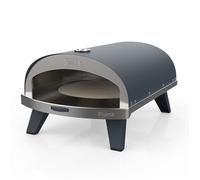 ZiiPa • Four à Pizza Piana à Gaz • Coloris Ardoise • Compact & Innovant • Chauffe en 30 Min • Cuisson Express 90 sec • Pierre Cordiérite Ø31,5 cm