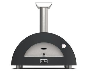 Four à pizza au bois Alfa Forni Moderno 3 Pizzas - Gris Ardoise