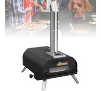 Four À Pizza Au Feu De Bois, Four À Pizza Extérieur Avec Pierre À Pizza Ronde Rotative De 12'' Et Thermomètre Visuel, Fours À Pizza Portables, Gril De Cuisson Extérieur
