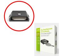 Four à Pizza Barbecue Livoo GS149 - Acier Inox, Pierre - Thermomètre + Pelle