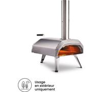 Four à pizza charbon OONI Karu 12 inox multicombustible pizza 30 cm préchauffage 20 min, de 110 à 500°C