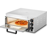 Four à pizza commercial - Four électrique en inox 356mm - 3 boutons rotatifs - pour les restaurants et la gastronomie