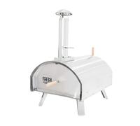 Four à Pizza d’Extérieur Premium ⌀35cm - Multi-Combustible Bois Charbon Granulés - Double Paroi - Thermomètre Intégré - Pizzas Authentiques sur Pierre - Cuisson 60s 600°C [INCLUS Pelle & Pierre]