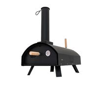 Four à pizza d'extérieur ⌀30cm Acier Portable Multi-combustible Bois Charbon Granulés de bois BBQ