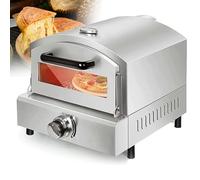 Four à pizza d'extérieur - Bois et gaz avec roulette à pizza - Solution de cuisson extérieure polyvalente pour des pizzas parfaites