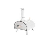 Four à Pizza - d'Extérieur Premium 35 cm Argenté Feu de Bois Charbon BBQ