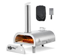 Four à pizza d'extérieur - VEVOR - SRGP025 - 12 pouces (305 mm) - Acier inox 430 - Temp. max 538°C